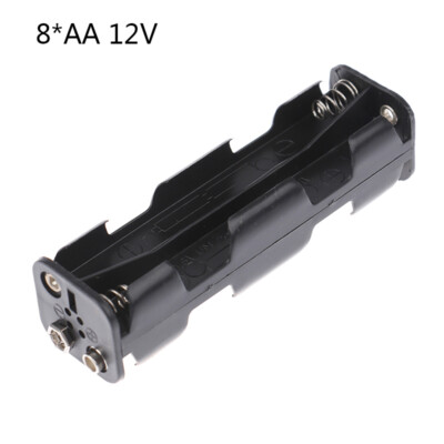 Long Strip Type 8 X AA Battery Case Holder 12V Back To Back Battery Storage _z8