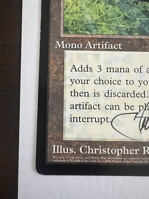 大判カード Black Lotus 6x9 1996 scrye 1枚 MTG Black Lotus (Scrye Magazine) - Oversize Cards - Magic: The