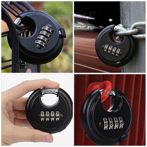 3PCS -Kombination sperrt Sicherheit 4 -Ziffer -Code -Schloss für Gate Fitness - 第 6/12 張圖片
