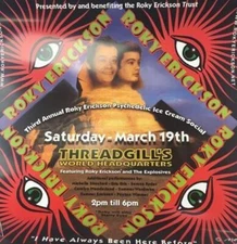 Roky Erickson - 2005 Kevin Phillips Poster Austin, TX Threadgill's