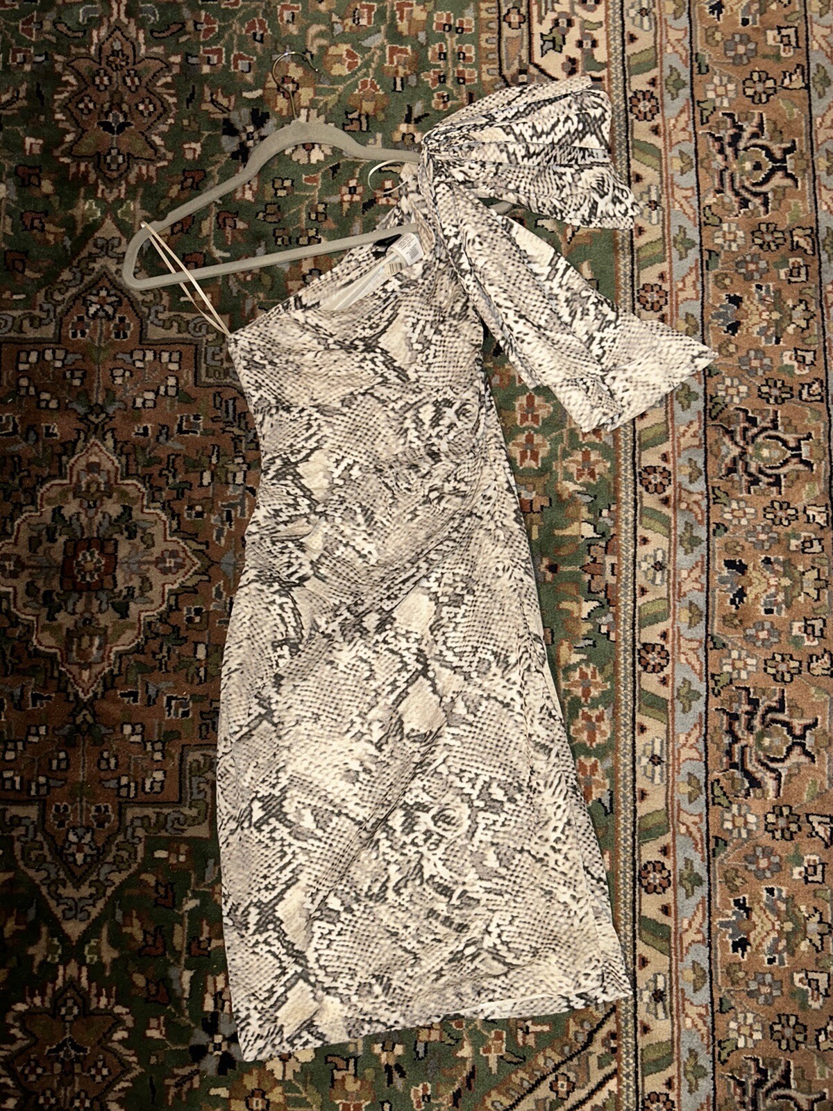 MNG SUIT, Women's Elegant, Sofisticated, Snake print dress extra small ...