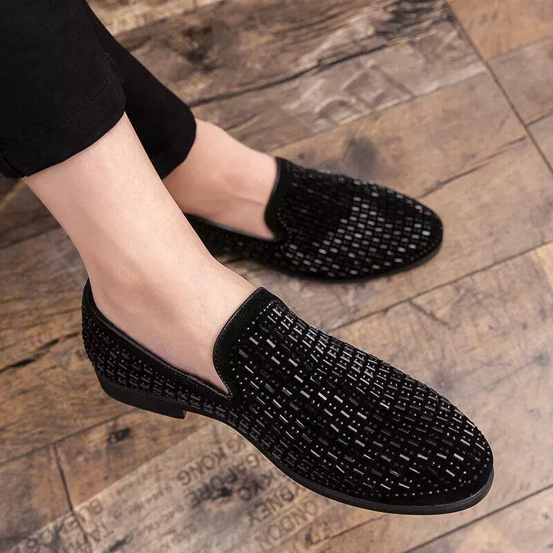 Bedazzled loafers best sale