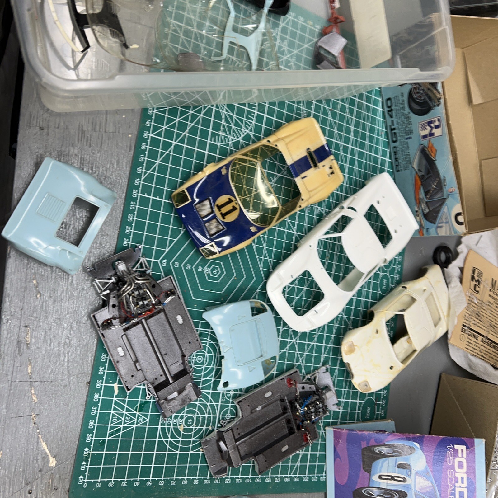 Model Car Parts Lot Ford GT 40 eBay