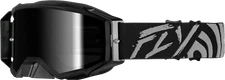 FLY RACING Zone Elite Goggle Grey/Black with Black Mirror Lens