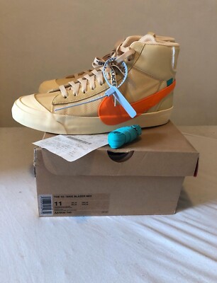 Nike x Off White Blazer Mid US 11 EU 45 All Hallows Eve Beige NEU
