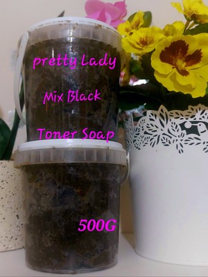  Mix schwarze Tonerseife 500G