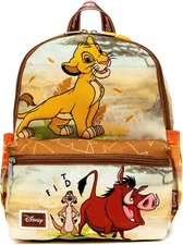Nylon Backpack 13" - Disney - Lion King Simba Boys School Daypack Bag NEW
