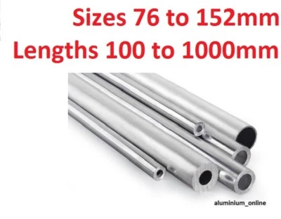 ALUMINIUM ROUND TUBE 76mm, 82mm, 89mm, 102mm, 114mm, 127mm, 152mm,