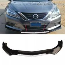 For Nissan Maxima Universal Front Bumper Lip Spoiler Splitter Gloss Black White