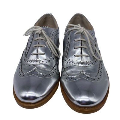 Sam Edelman Silver Jerome Oxford Shoes 