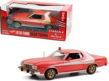 1976 Ford Gran Torino Red with White Stripe Weathered Version Starsky and TV