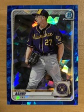 2020 Bowman Chrome Draft Aaron Ashby Sapphire Refractor Rookie SP