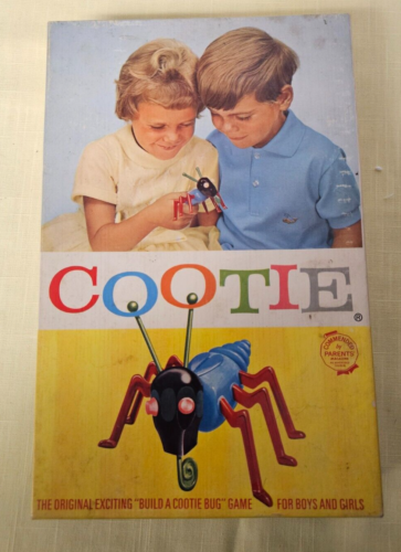 Vintage 1949 The Game of Cootie Build a Bug All Original 1966 Edition Complete - Picture 1 of 3