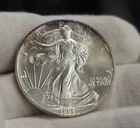 1994 US Silver Eagle $1 Nice Unc Edge Toning