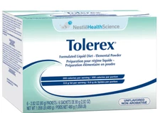 Nestle Tolerex Unflavored Powder 2.82 oz Case Of 10 Boxes / 60 Packets
