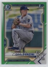 2021 Bowman Draft Chrome Green Refractor 30/99 Shane Panzini #BDC-36 19n6