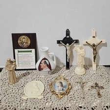 Lot Christian Catholic M Calvary Crucifix-Fig...