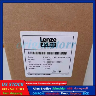 US Free TAX NEW ORIGINAL LENZE ESMD222L4TXA INVERTER ESMD222L4TXA