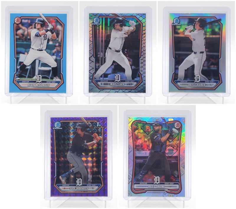 [5] MCGONIGLE CLARK 2026 BOWMAN CHROME SKY BLUE BOWMAN LOGO PATTERN /499 Q4600