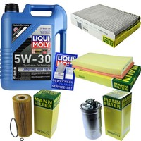 Inspektionspaket 5L Liqui Moly Longtime 5W-30 FüR VW Golf IV Variant 1.9 TDI New