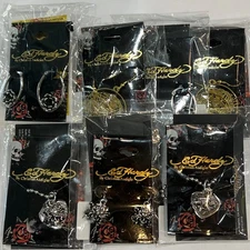 New Ed Hardy by Christian Audigier Necklace &  Earrings Love Kills Slowly Tiger