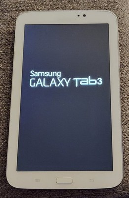 Samsung Galaxy Tab 3 WiFi 8GB SM-T210R Micro Slot Factory Reset Powers On - READ