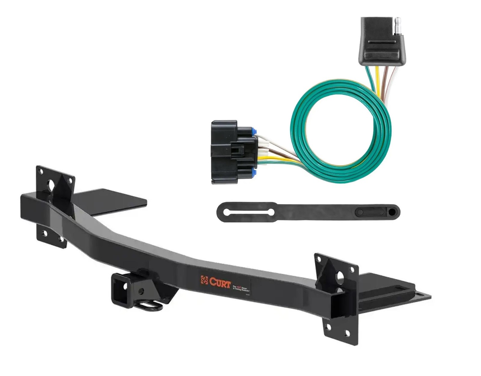Curt Class 3 Trailer Hitch 2" Receiver w/ Custom Wiring for Enclave & Traverse
