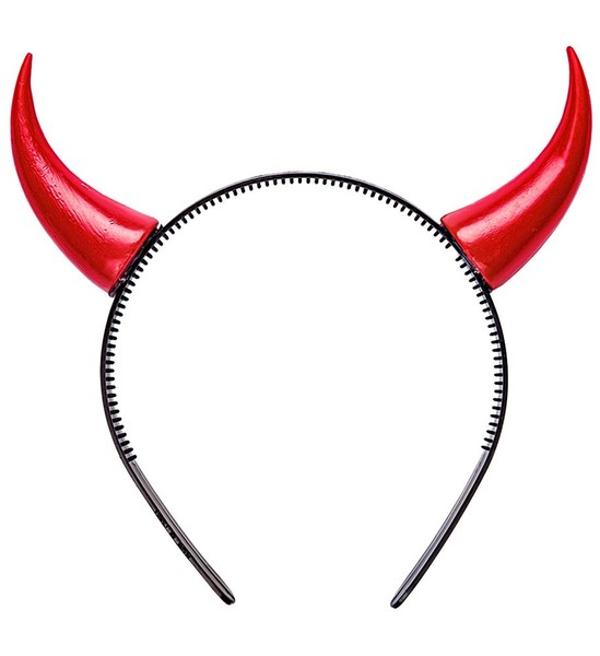 Halloween TeufelshöRner Rot Haarreif FüR Erwachsene Teufel Accessoires-image
