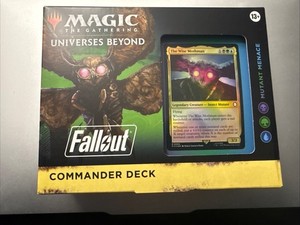 mtg fallout commander deck mutant menace Magic The Gathering Magic: The Gathering Fallout Commander Deck – Mutant  Menace (100-Card Deck, 2-Card Collector Booster Sample Pack + Accessories)  : Amazon.ie: Toys & Games main image 1
