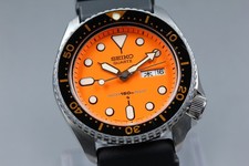 [Ecc+5] Seiko 7548-700C Diver's Orange Dial Men's Quartz vintage dal GIAPPONE