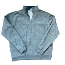 Columbia Grey XLT Quarter Zip Pullover Men  s