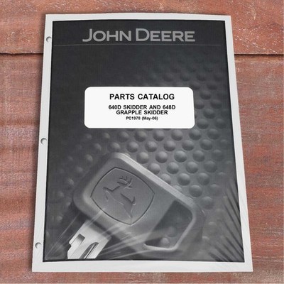 John Deere 640D, 648D Skidder Parts Catalog Manual - PC1978