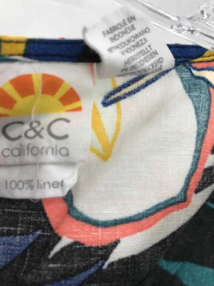 Pre-Owned C&C California Black Size Large Shift Knee Length Sleeveless Dress - Image 3 of 3