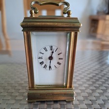 An Early 20th Century Miniature Carriage Clock.