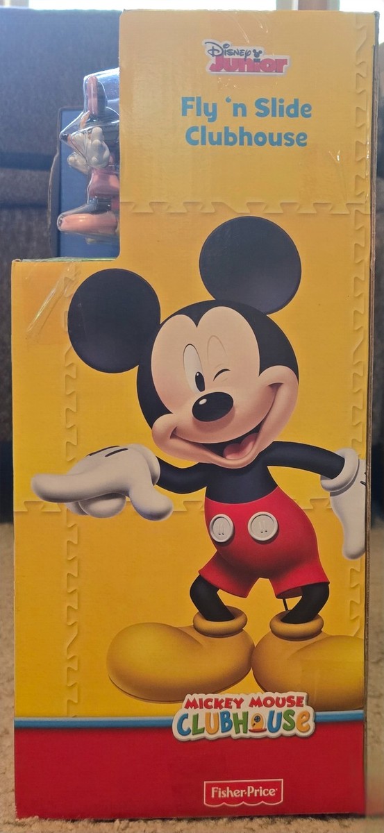 Fisher-Price Disney Mickey Mouse Fly 'n Slide Clubhouse 2-Sided