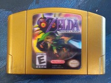 The Legend of Zelda: Majora's Mask Gold Cartridge (N64) Holographic - Tested 