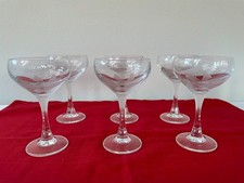 6x Vintage Spiegelau "DREAM" Sektschalen, Sektgläser, Champagner-Gläser signiert
