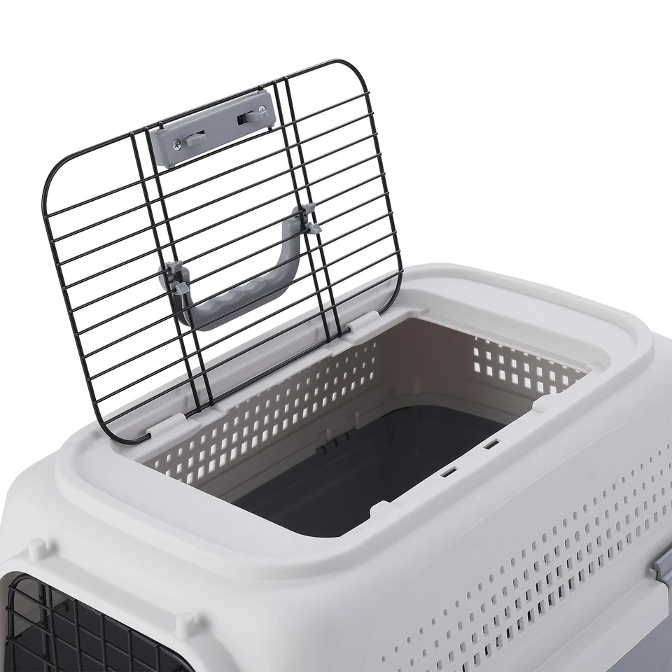 Transportbox Flugbox Autobox Hundebox IATA Flugbox Flugzeug Transport 57x37x32cm - Bild 4 von 4