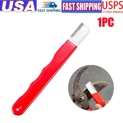 Multi-Use Red Knife Sharpener Sharpen Knives & Scissors for Kitchen Efficiency