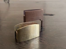 Two Part parts Brass Habaki For Japanese Samurai Sword Katana Fitting