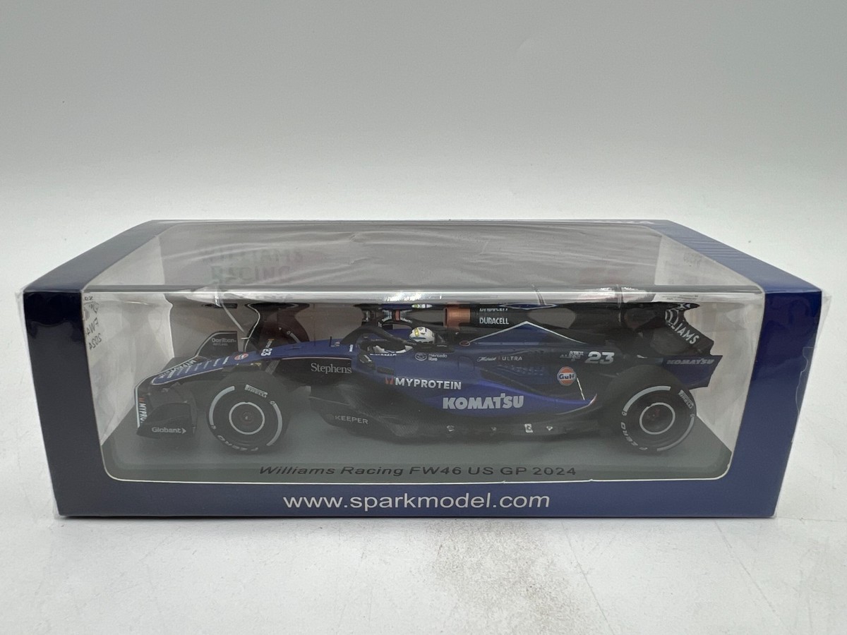 SPARK - 1:43 SCALE - Williams Racing FW46 No.23 US GP 2024 Alex
