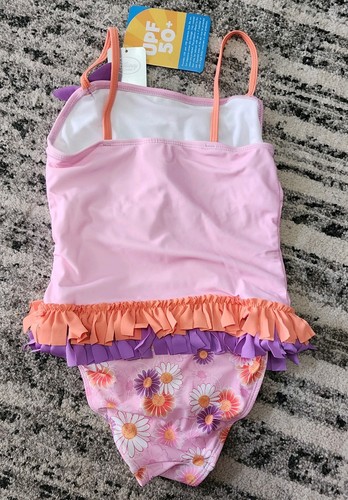 Disney Store Fairies Swimsuit Size 5/6 Tinkerbell One Piece Tink Pink - Bild 2 von 2