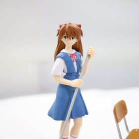 [USED] SEGA Neon Genesis Evangelion Cleaning Time Figure Set of 2