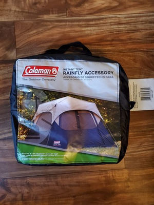 #ad Coleman Instant Tent Rainfly Accessory Black Gray Fits 4.8 x 2.7 ft $30.00