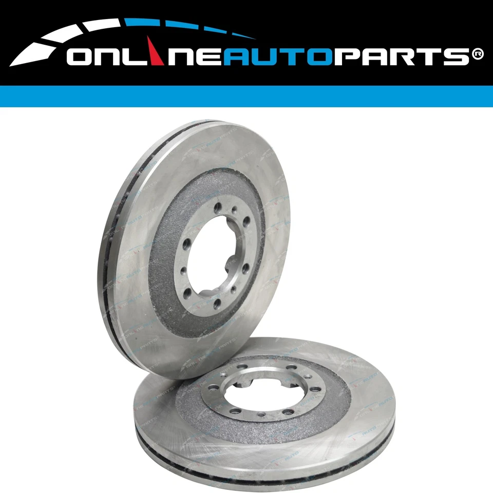 2 Front Disc Rotors + Bendix 4WD Brake Pads for Great Wall V200 V240 X240 11~14 - Image 2 of 4
