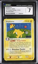 Pokemon Card CGC 7 Ampharos Reverse Holo Stamped Ex Unseen Forces 1/115 on eBay