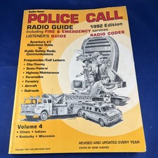 Radio Shack Police Call Frequency Guide 1992 Edition Vol 4 IL IN KY WI Midwest
