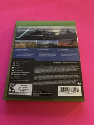Flight Simulator Standard Edition - Xbox Series X  no manual