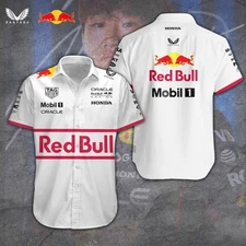Red Bull Racing F1 Short Sleeve Dress Shirt