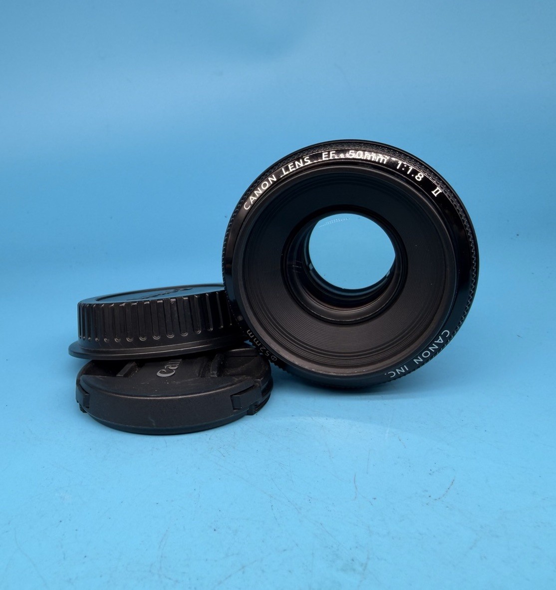 Canon EF 50mm f/1.8 II Standard Prime Lens with caps - Tested